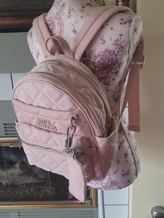 Steve Madden Blush Pink Quilted Mini Backpack NEW main image 6